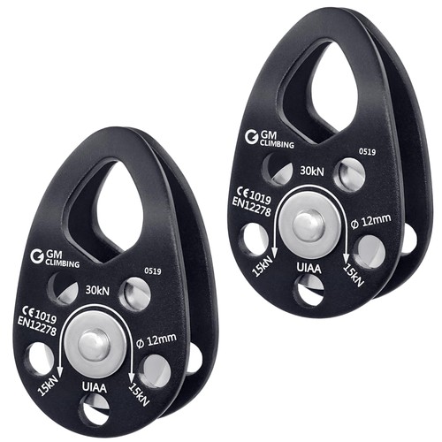 Swing cheek micro pulley - micro, 30kn